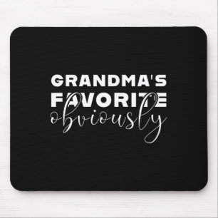 Grandma's Favorite T, Grandson Or Granddaughter Mouse Pad