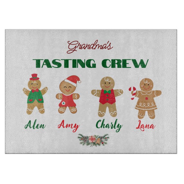 Grandma's favourite Cookies Cutting Board (Front)