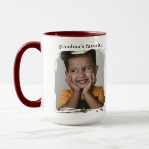 Grandmas Favourite Custom Photo Mug
