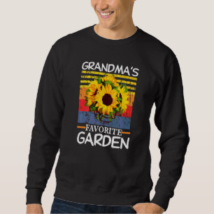Grandma's Favourite Garden Mum And Nana For Women Sweatshirt