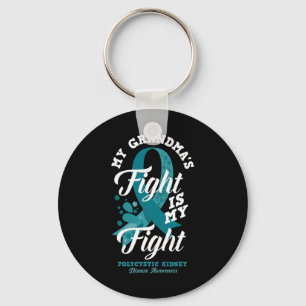 Grandma's Fight Is My Fight Polycystic Kidney Dise Key Ring