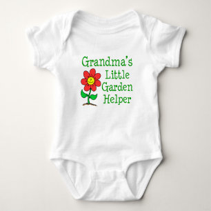 Grandma's Garden Helper Baby Bodysuit