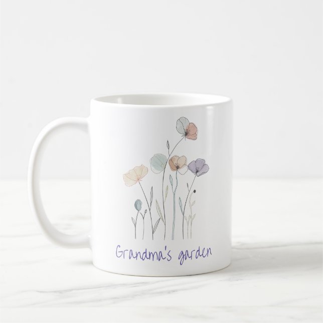 Grandma's garden Mug (Left)