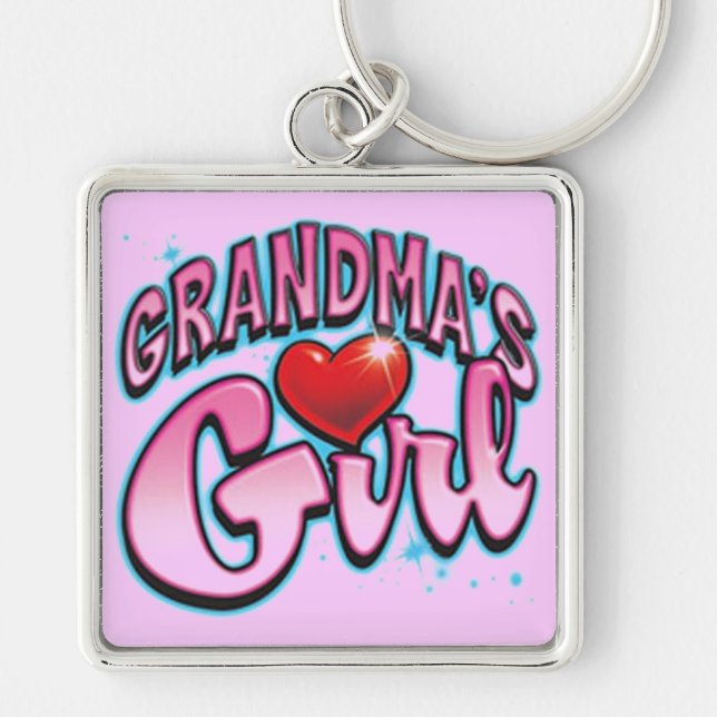 Grandma's Girl Keychain (Front)