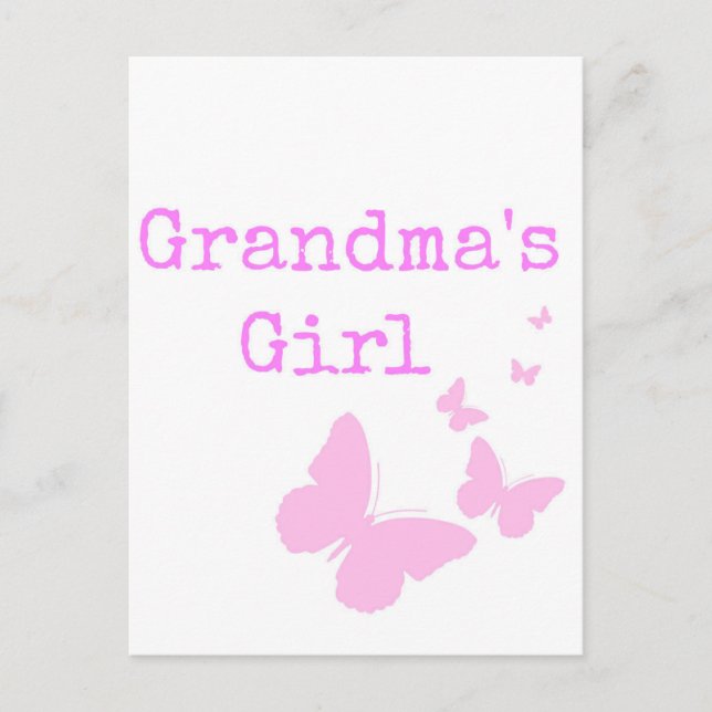 Grandma's Girl Postcard (Front)