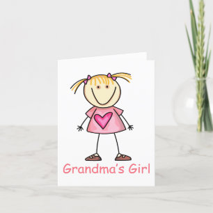 Grandma's Girl Thank You Card
