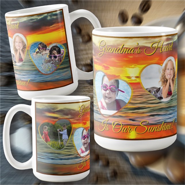 Grandma's Heart is Our Sunshine 1738 Coffee Mug (Creator Uploaded)