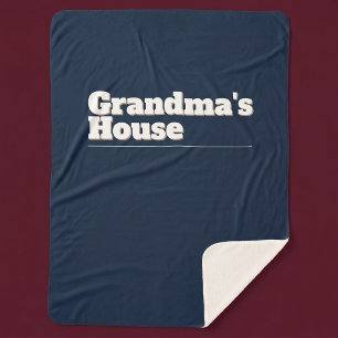 Grandma's House Sherpa Blanket
