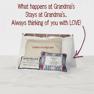 Grandma's is My Happy Place Card