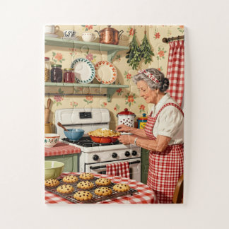 Grandma's Kitchen for Seniors 30 Large Piece Jigsaw Puzzle