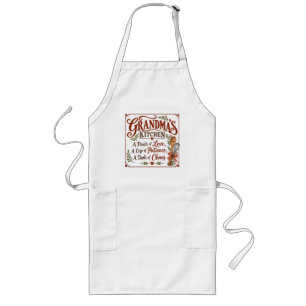 Grandma's Kitchen Long Apron
