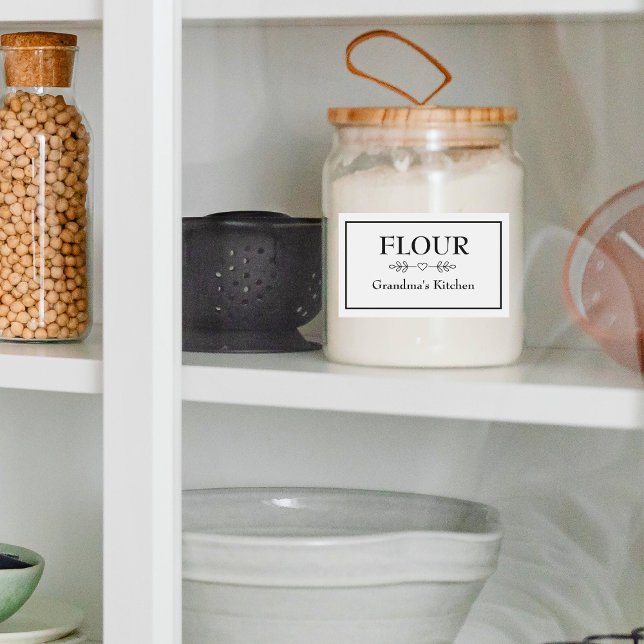 Grandma's Kitchen Pantry Food Label Flour (Creator Uploaded)