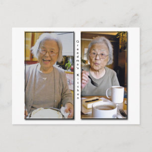 Grandma's Kitchen Postcard