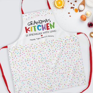 Grandma's Kitchen Sprinkle Love Apron