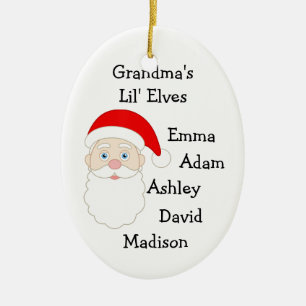 Grandmas Lil Elves Ceramic Tree Decoration