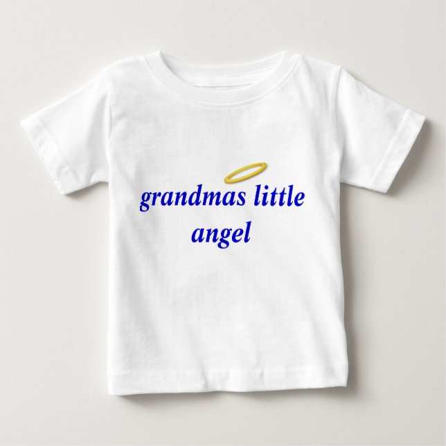 grandmas little angel baby T-Shirt (Front)
