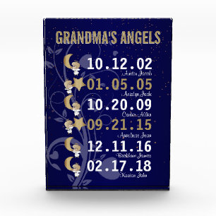 Grandma's Little Angels - 6 Grandchildren Photo Block