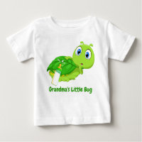 Grandma's Little Bug Baby T-Shirt