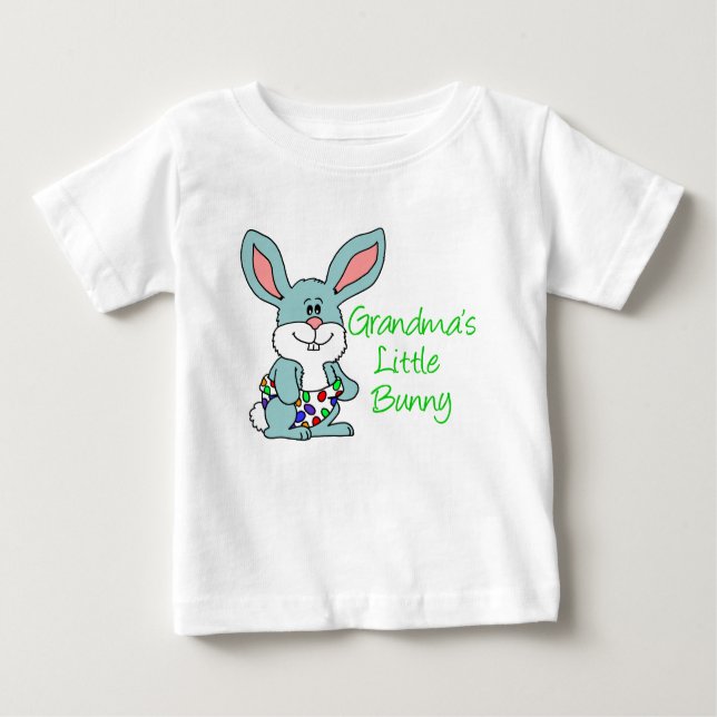 Grandma's Little Bunny Baby T-Shirt (Front)