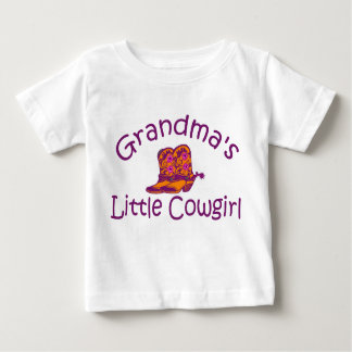 Grandma's Little Cowgirl Baby T-Shirt