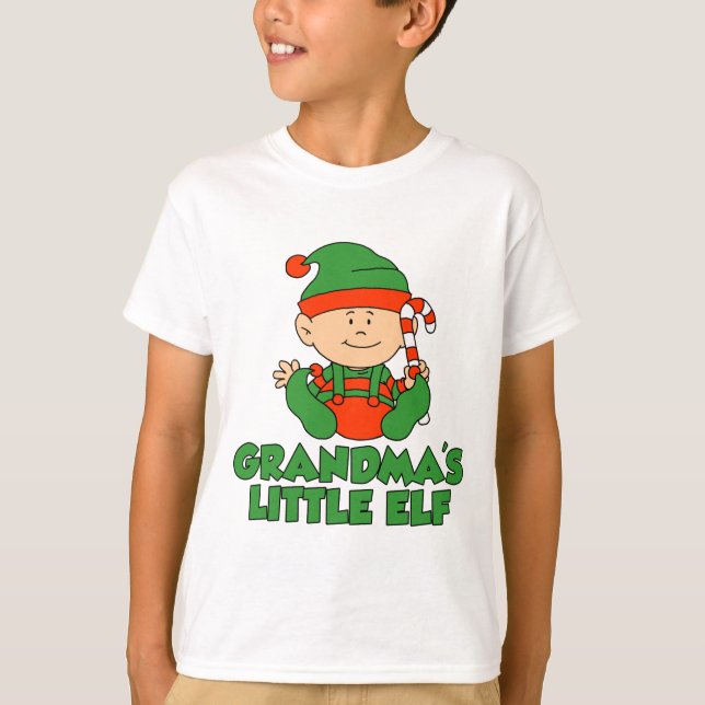 Grandma's Little Elf T-Shirt (Front)