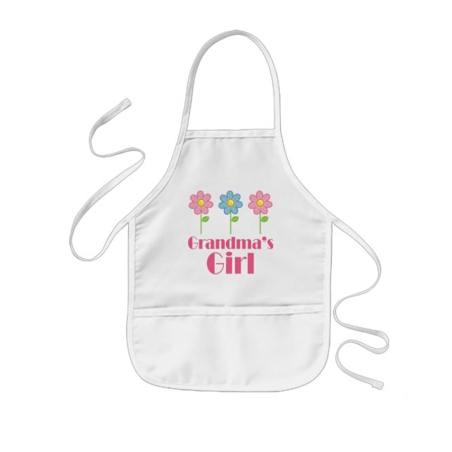 Grandmas Little Girl Kids Apron (Front)
