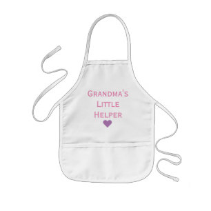 Grandma's Little Helper Grandkids Kids' Apron