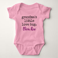 grandma's little love bug personalised