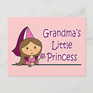 Grandma's Little Princess Postcard
