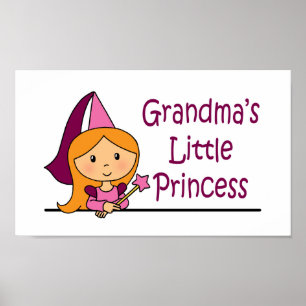 Grandma's Little Princess Poster