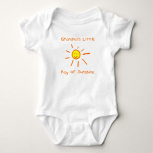 Grandma's Little Ray of Sunshine Baby Bodysuit