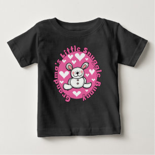 Grandma's Little Snuggle Bunny Baby T-Shirt