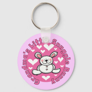 Grandma's Little Snuggle Bunny Key Ring
