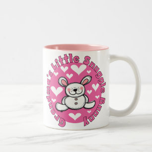 Grandma's Little Snuggle Bunny Two-Tone Coffee Mug