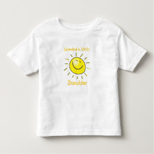 Grandma's Little Sunshine Cute Kids Quote Toddler T-Shirt