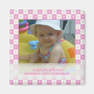 Grandmas Little Sweetheart: Picture Magnet