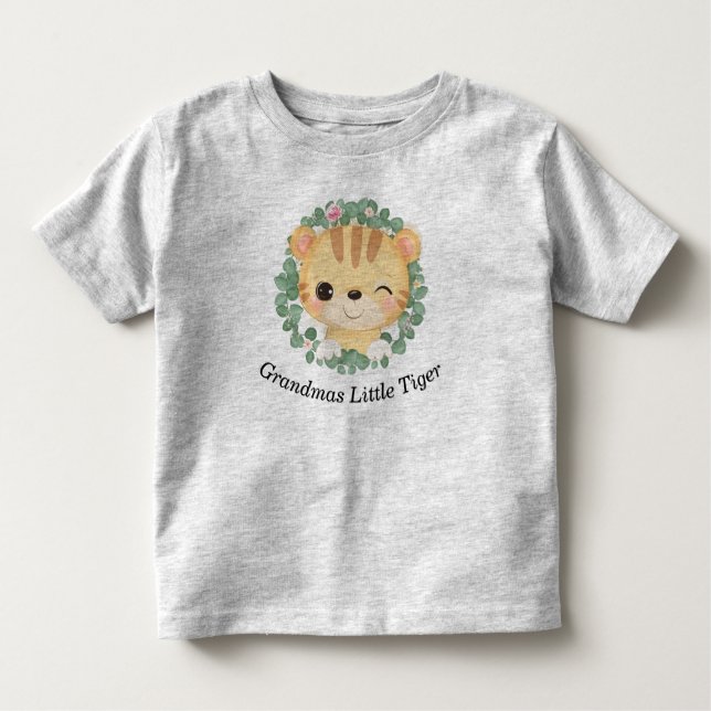 Grandmas Little Tiger  Toddler T-Shirt (Front)