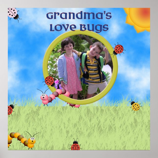 Grandma's Love Bugs Poster (Front)