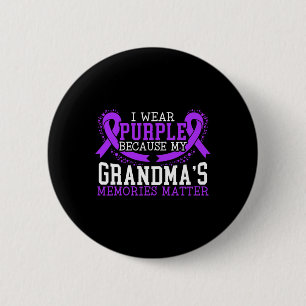 Grandma's Memory Problem Heimerheimer's Disease 6 Cm Round Badge