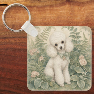 Grandma's Miniature Poodle Key Chain