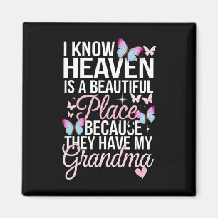 Grandma's My Guardian Angel In Heaven Memorial Day Magnet