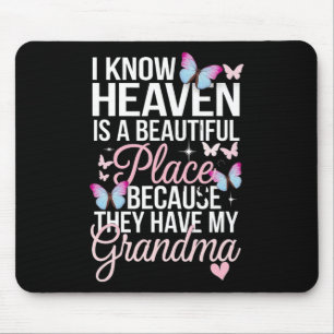 Grandma's My Guardian Angel In Heaven Memorial Day Mouse Pad