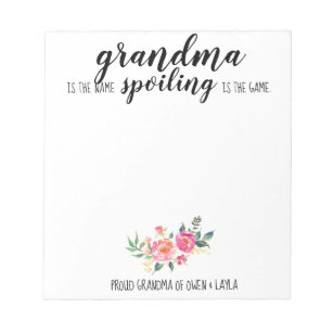 Grandma's Note Pad