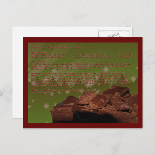 Grandma's Old Fashion Cocoa Fudge Recipe Card