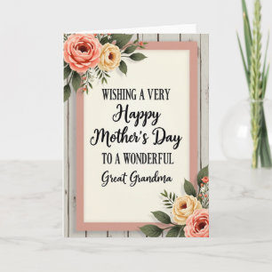 Grandmas Peachy Mothers Day Card