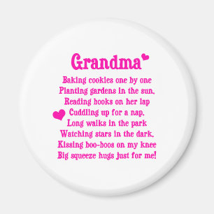 Grandma's Poem Magnet
