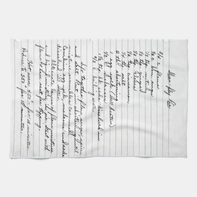 Grandma's Recipe Towel (Horizontal)