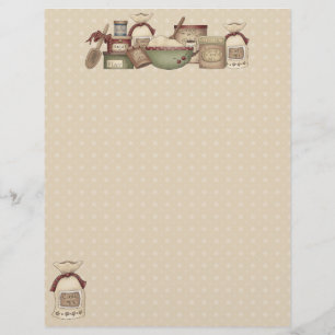 Grandma's Recipes Pages (Un-Lined)