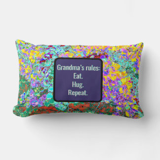 Grandma's Rules Lumbar Pillow