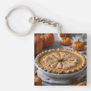Grandmas Rustic Pumpkin Pie, Key Ring